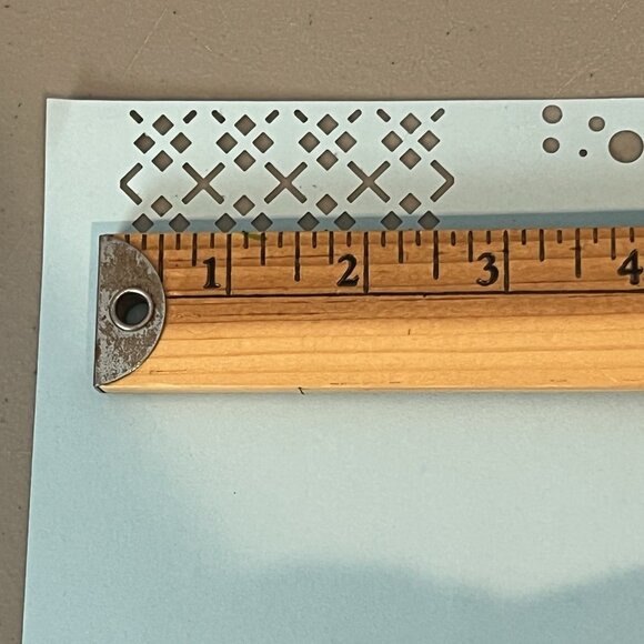 2 EK Success Border Craft Paper Punches Locking Parisian Dots Diamonds - Picture 4 of 11